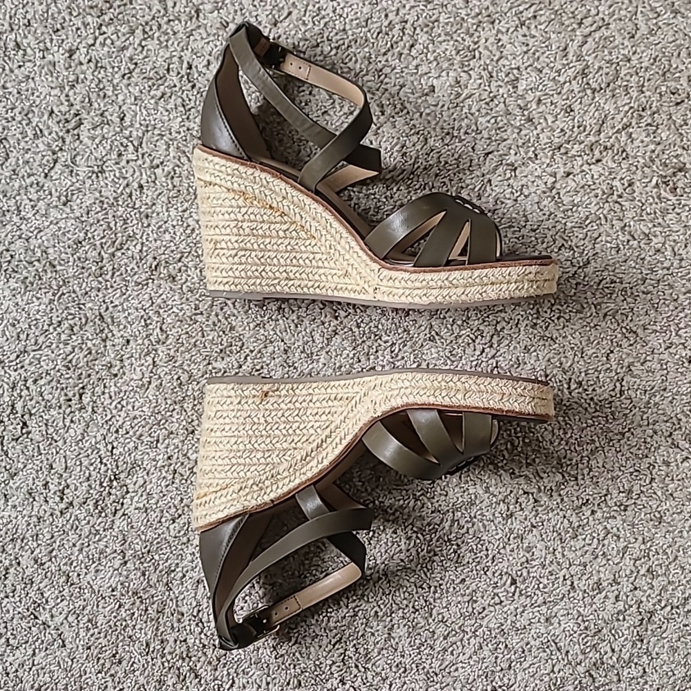 Banana Republic Bridge Espadrille Wedge Criss Cross Sandal - Picture 5 of 11